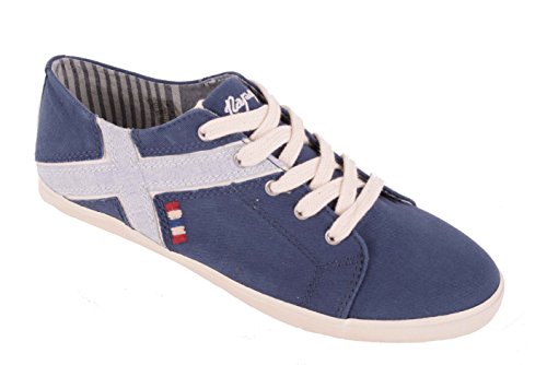 Napapijri Damen Schuhe Sneaker Schnürschuhe Sara (Dunkelblau, Numeric_38) von Napapijri