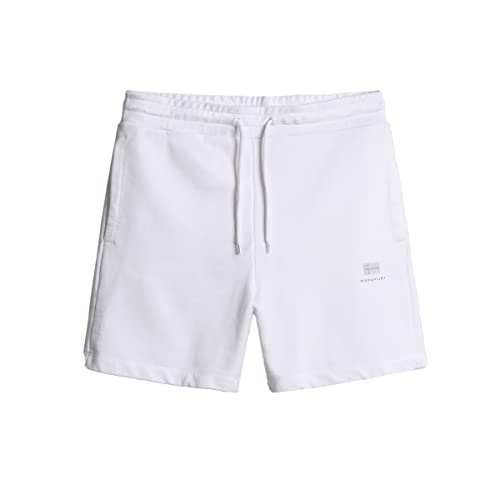 Napapijri Damen Shorts N-Nina, Größe:M, Farbe:Bright White(0021) von Napapijri