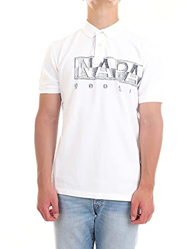 Napapijri EALLAR NP0A4FA4 Poloshirt Herren Bright White XL von Napapijri