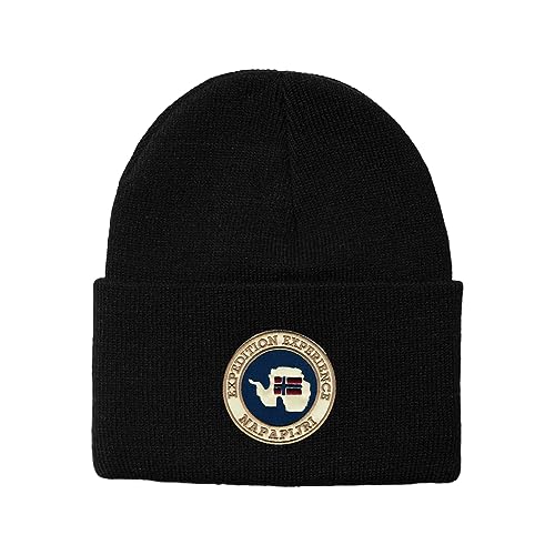 Napapijri F Mountain Expedition Experience Beanie Hat - Black-One Size von Napapijri