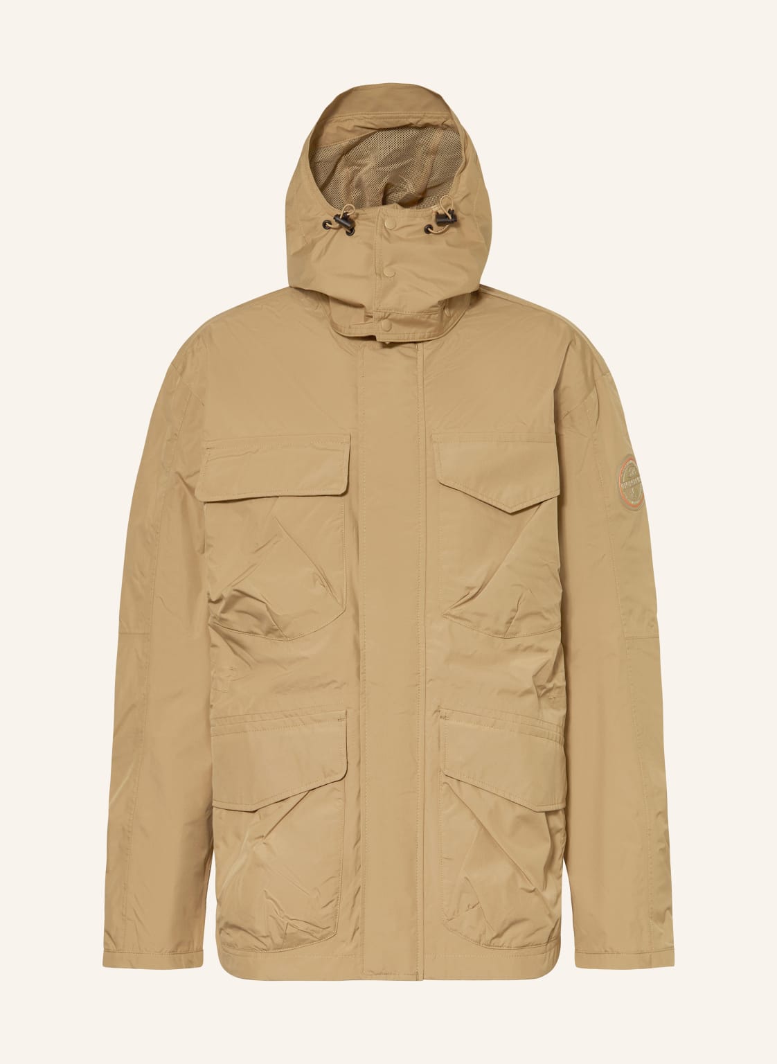 Napapijri Fieldjacket Rivalto Mit Abnehmbarer Kapuze beige von Napapijri