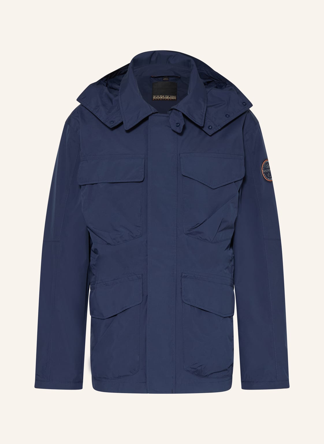 Napapijri Fieldjacket Rivalto Mit Abnehmbarer Kapuze blau von Napapijri