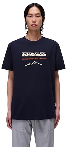 Napapijri Herren,Kurzarm-T-Shirt Sanem,Dunkelblau,XL Napapijri Herren,Kurzarm-T-Shirt Sanem,Dunkelblau,XL von Napapijri