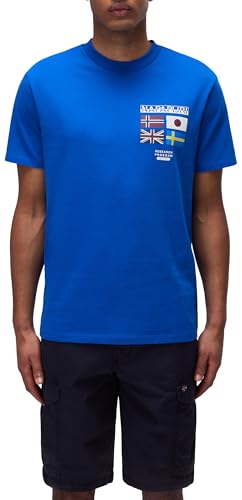 Napapijri Herren,Kurzarm-T-Shirt Sere,Blau,XXL Napapijri Herren,Kurzarm-T-Shirt Sere,Blau,XXL von Napapijri