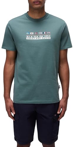 Napapijri Herren,Kurzarm-T-Shirt Sere,Grün,L Napapijri Herren,Kurzarm-T-Shirt Sere,Grün,L von Napapijri