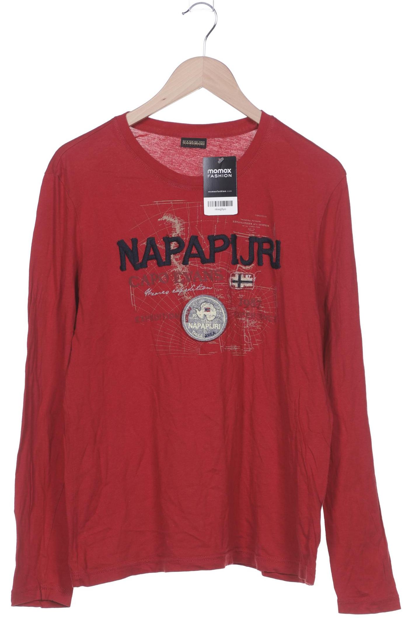 Napapijri Herren Langarmshirt, rot von Napapijri