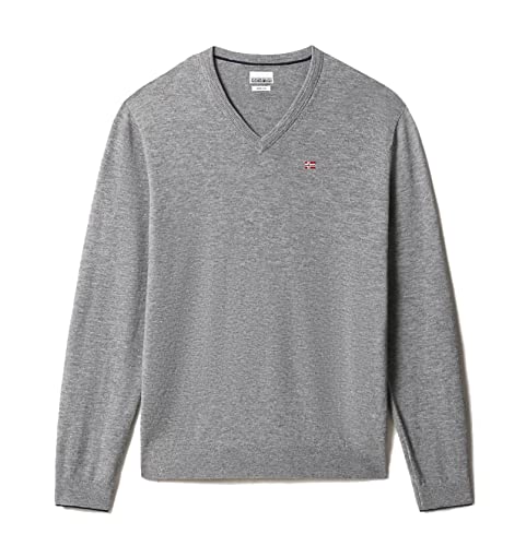 Napapijri Herren Pullover Davamand V3 Grey S von Napapijri