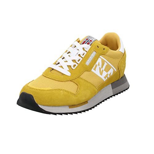 Napapijri Herren Sneaker Schuhe Sneaker Leder-/Textilkombination Sport Halbschuhe Uni Herrensneaker Sneaker Halbschuhe Herren von Napapijri