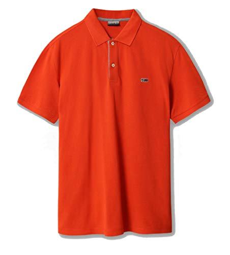 Napapijri Herren Taly 3 Polo Shirt, NP0A4EGD, XL, Orange von Napapijri