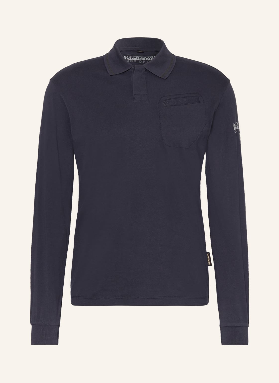 Napapijri Jersey-Poloshirt Melville Regular Fit blau von Napapijri