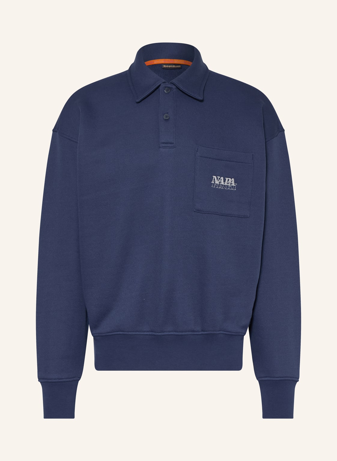 Napapijri Jersey-Poloshirt Mirrat blau von Napapijri