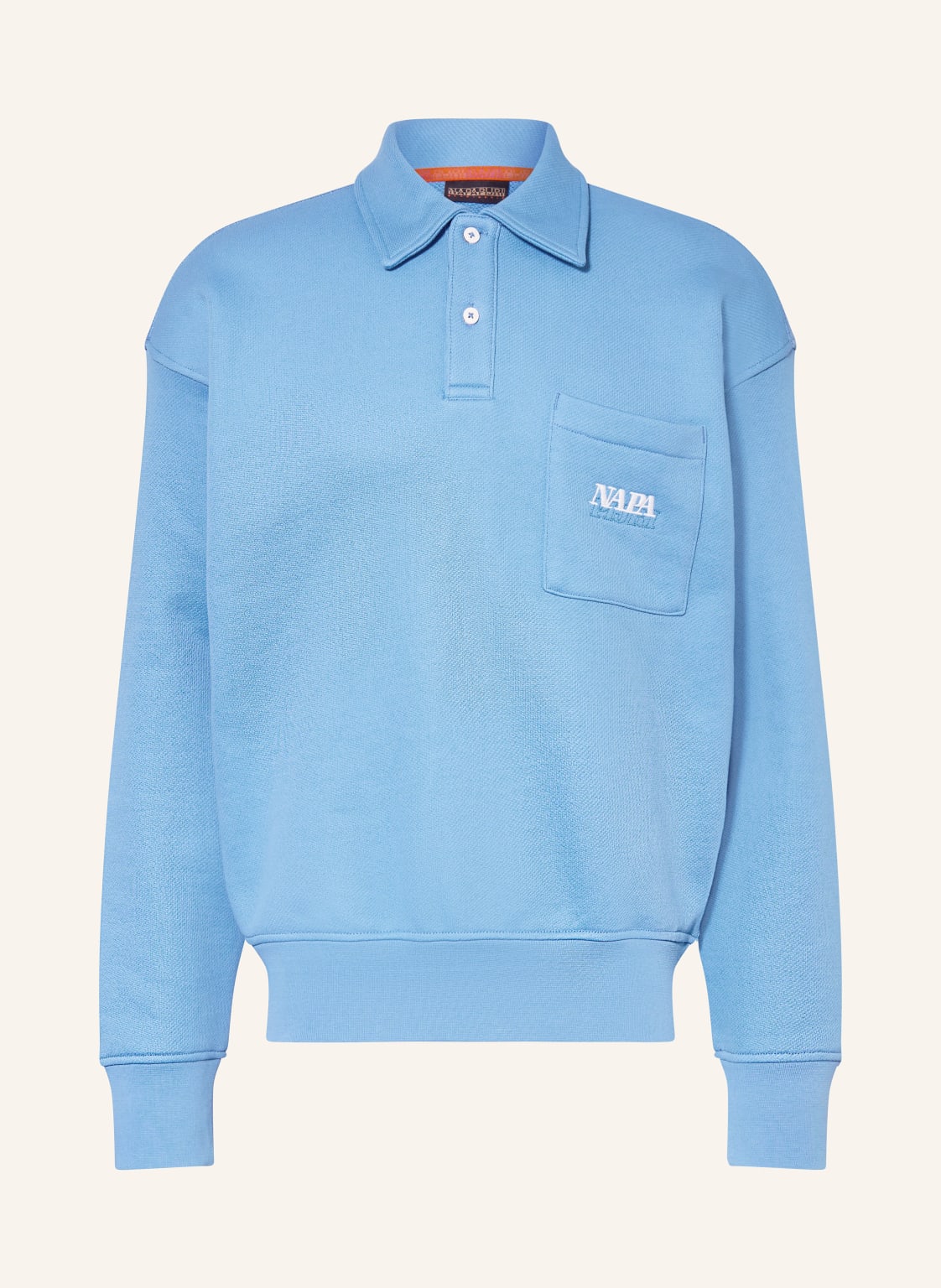 Napapijri Jersey-Poloshirt Mirrat blau von Napapijri