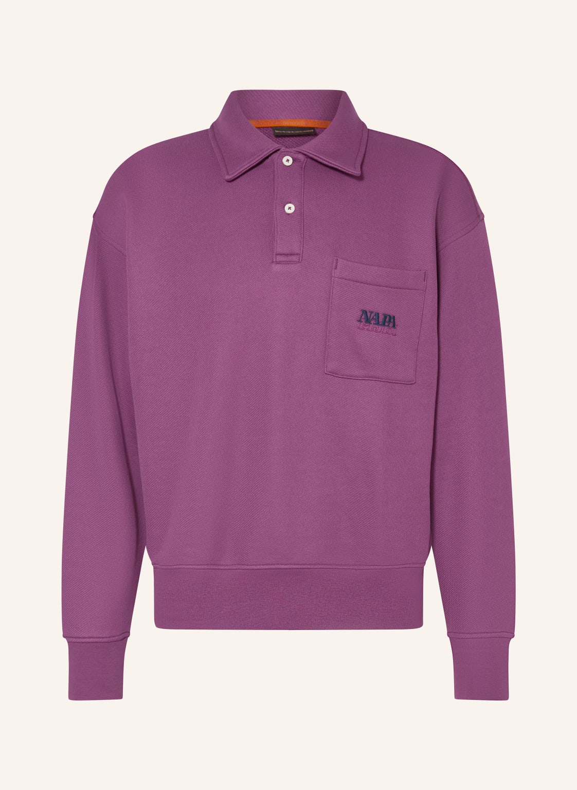 Napapijri Jersey-Poloshirt Mirrat lila von Napapijri