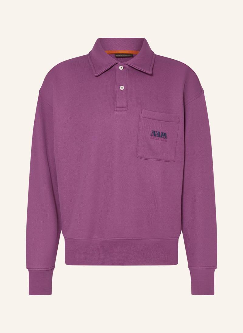 Napapijri Jersey-Poloshirt Mirrat lila von Napapijri