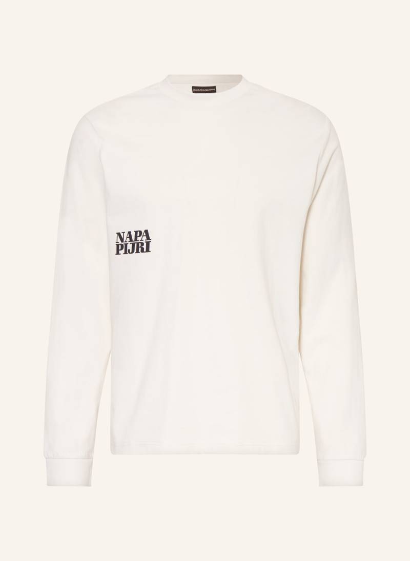 Napapijri Longsleeve Lodestar weiss von Napapijri