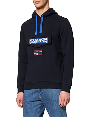 Napapijri Herren Burgee Wint 1 Sweatshirt, Blu Marine, M EU von Napapijri