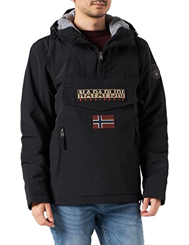 Napapijri Mens Rainforest Pocket 1 Jacket, Black 041, XS von Napapijri