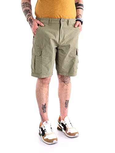 Napapijri NOTO 5 Cargo Shorts - Khaki Green-34 von Napapijri