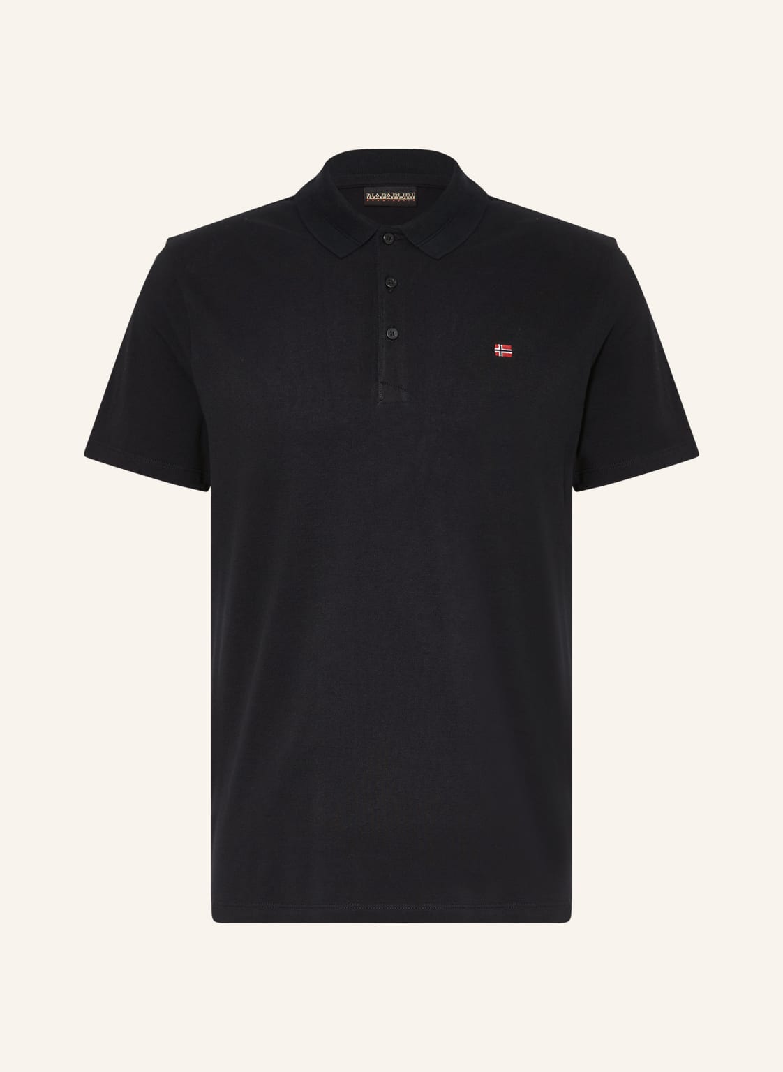 Napapijri Piqué-Poloshirt Ealis schwarz von Napapijri