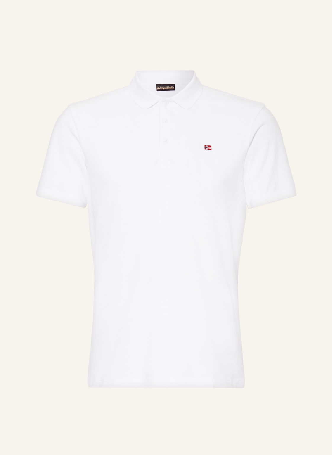 Napapijri Piqué-Poloshirt Ealis weiss von Napapijri