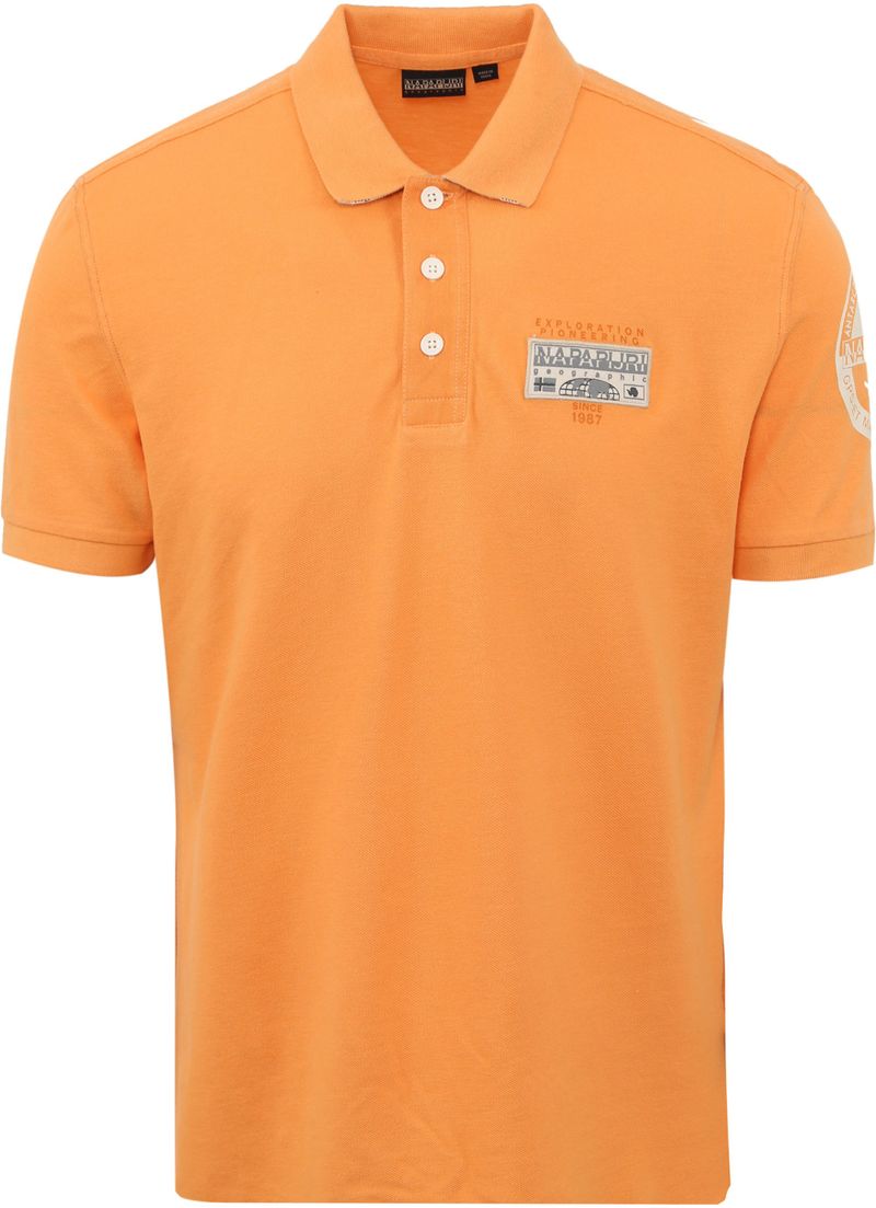 Napapijri Polo Amundsen Orange - Größe L von Napapijri