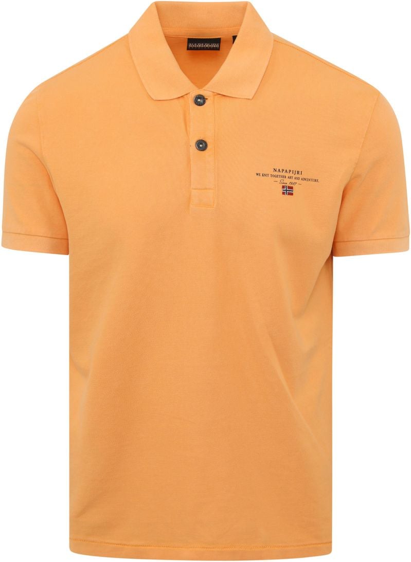 Napapijri Polo Elbas Orange - Größe M von Napapijri