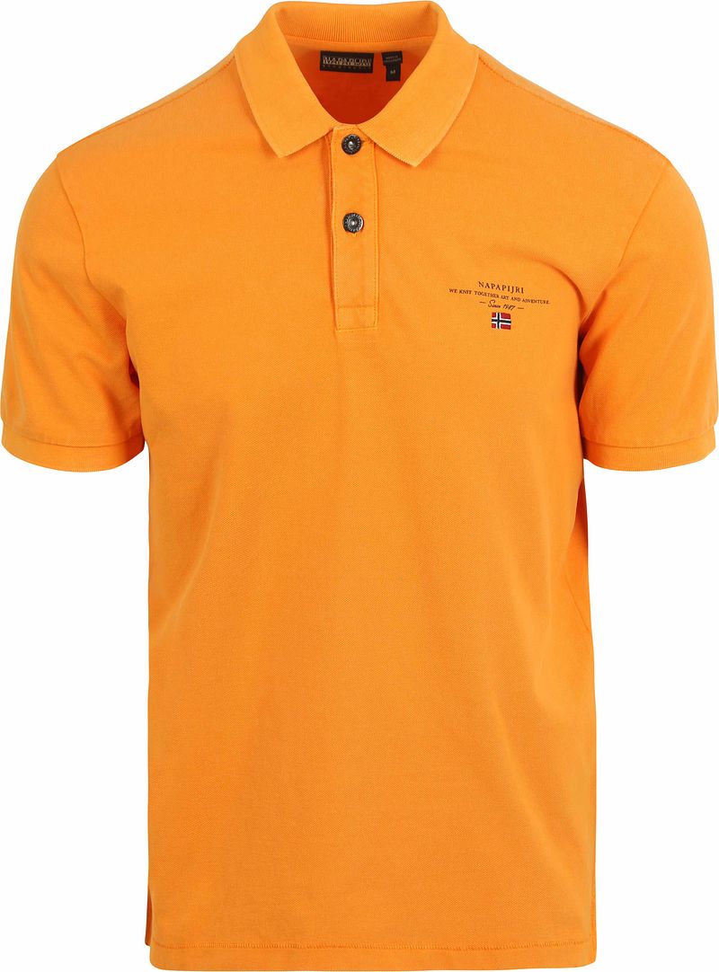 Napapijri Polo Elbas Orange - Größe M von Napapijri