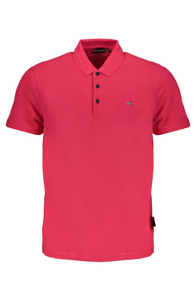 Napapijri Poloshirt Herren Kurzarm Poloshirt Rosa - Regular Fit mit Napapijri Poloshirt Herren Kurzarm Poloshirt Rosa - Regular Fit mit von Napapijri