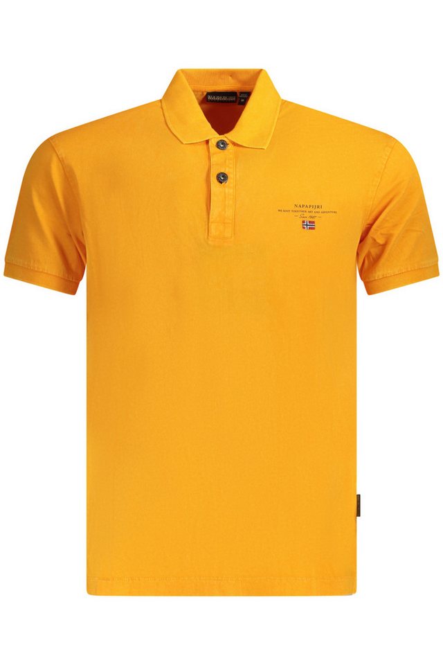 Napapijri Poloshirt Herren Kurzarm-Poloshirt Orange mit Stickerei und Napapijri Poloshirt Herren Kurzarm-Poloshirt Orange mit Stickerei und von Napapijri