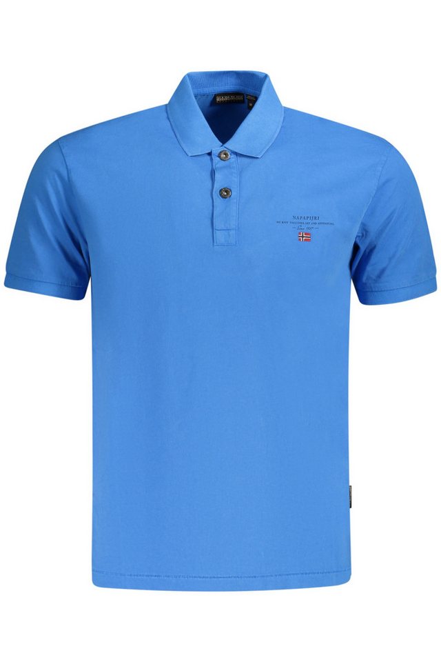Napapijri Poloshirt Herren Kurzarm-Poloshirt Blau - Regular Fit mit Napapijri Poloshirt Herren Kurzarm-Poloshirt Blau - Regular Fit mit von Napapijri