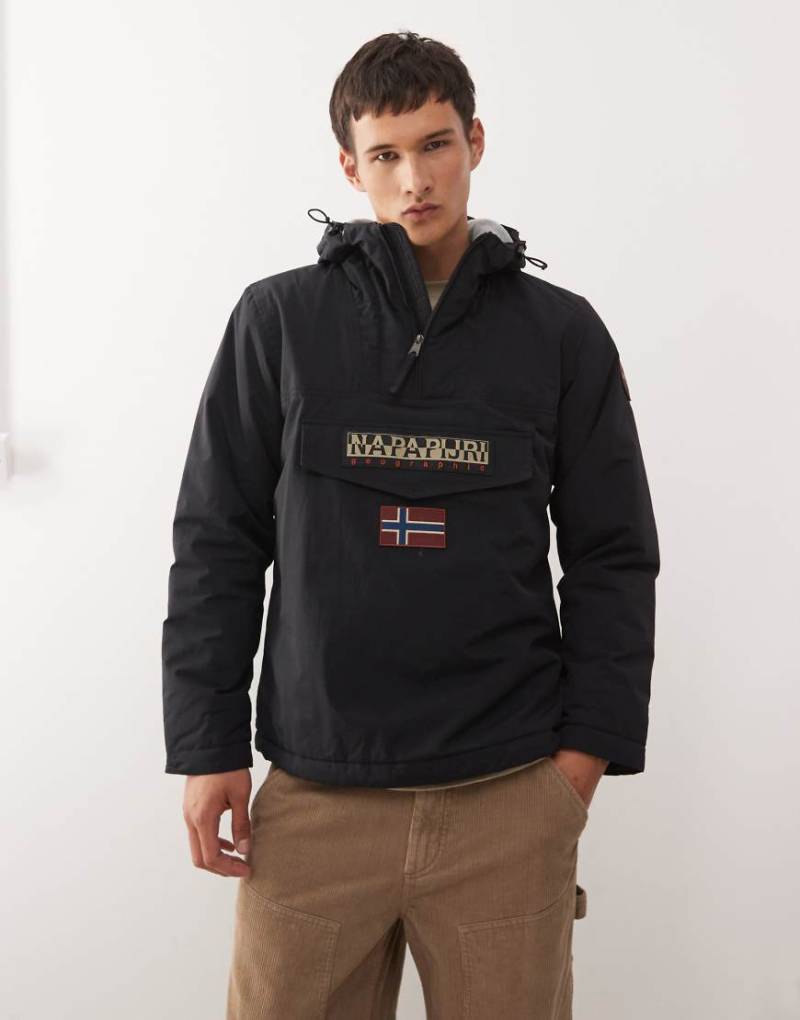 Napapijri - Rainforest - Schwarze Jacke von Napapijri