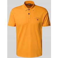 Napapijri Regular Fit Poloshirt mit Label-Stitching Modell 'elbas' in Gelb, Größe XXXL von Napapijri