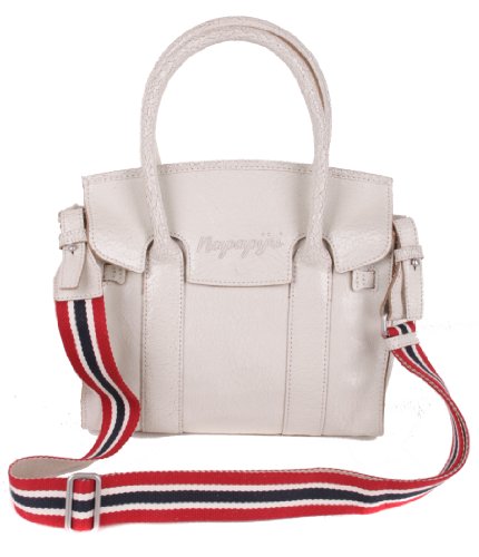 Napapijri SKIEN SMALL Satchel Tasche Shopper Weiß NA123A von Napapijri