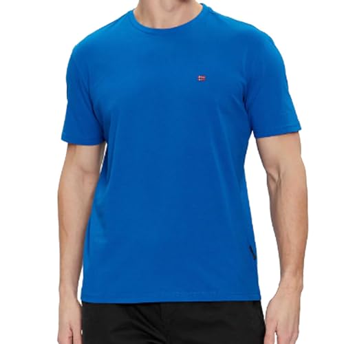 Napapijri Salis T-Shirt, kurzärmelig, Lapislazuli Blau, Blauer Lapis, M von Napapijri