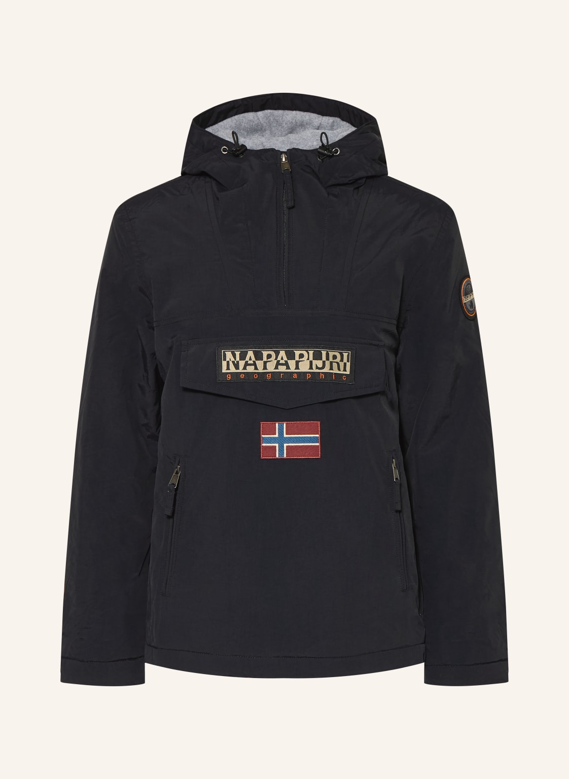 Napapijri Schlupfjacke Rainforest Pocket 2 schwarz von Napapijri