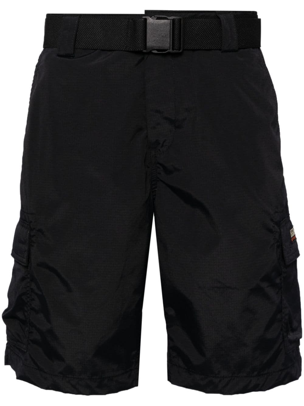 Napapijri Smith Cargo-Shorts mit Gürtel - Schwarz von Napapijri