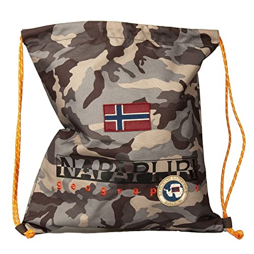 Napapijri Sport-/Turntasche Artikel 5ANN3R22 NORTH CAPE GYM BACKPACK 41 x 36 x 1 cm (CA.), Y50 Camouflage, von Napapijri