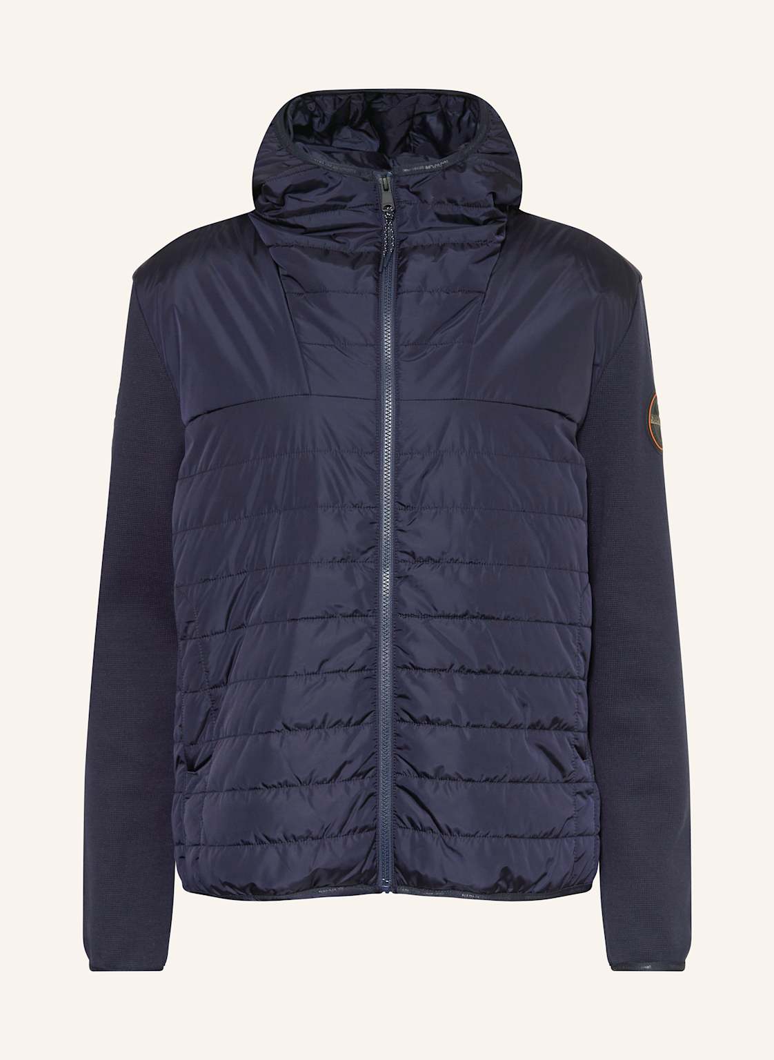 Napapijri Steppjacke Tosa Im Materialmix blau Napapijri Steppjacke Tosa Im Materialmix blau von Napapijri