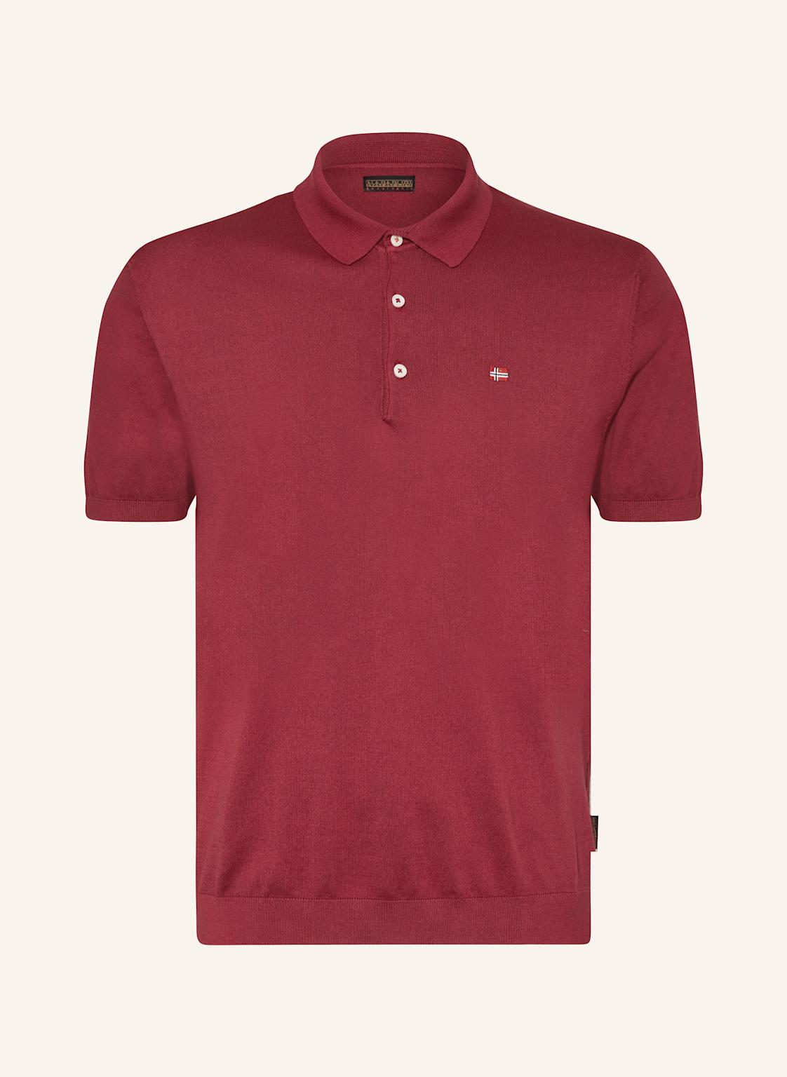 Napapijri Strick-Poloshirt Nelli Regular Fit rot Napapijri Strick-Poloshirt Nelli Regular Fit rot von Napapijri