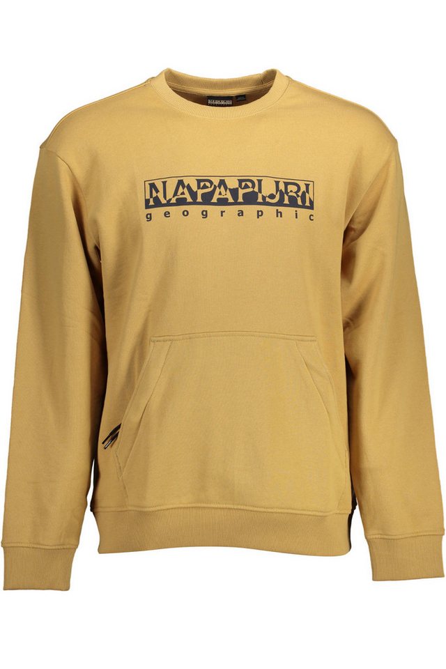 Napapijri Sweatshirt Beiges Herren-Sweatshirt: Langer Arm, Rundhals & von Napapijri