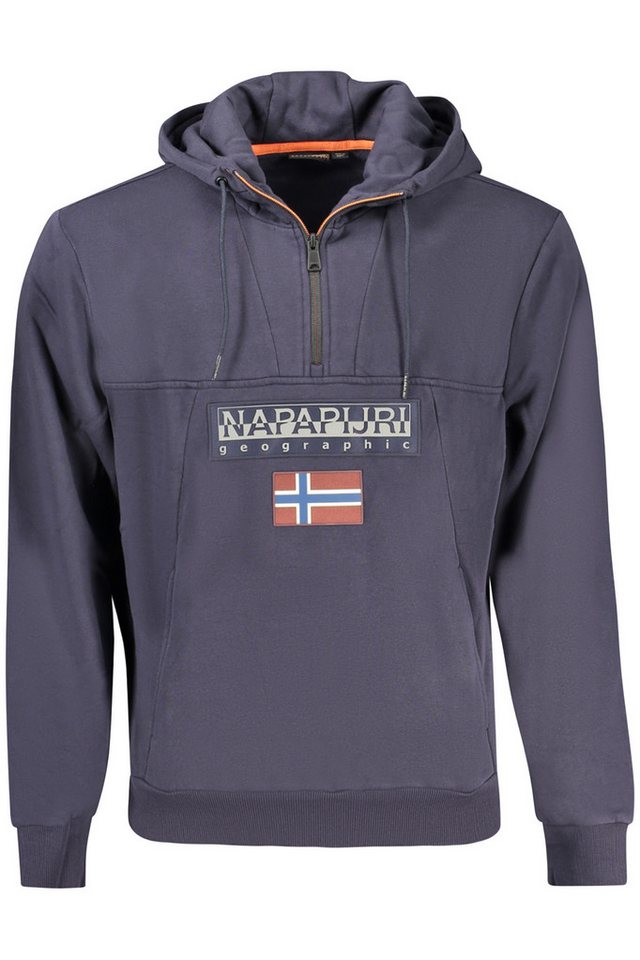 Napapijri Sweatshirt Entspannter blauer Herren-Kapuzenpullover aus von Napapijri
