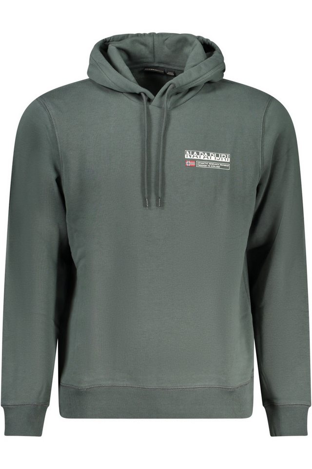 Napapijri Sweatshirt Herren Langarm-Hoodie in Grün: Komfortabler Style von Napapijri