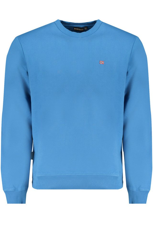 Napapijri Sweatshirt Herren-Sweatshirt Blau: Bio-Baumwolle, Regular Fit von Napapijri