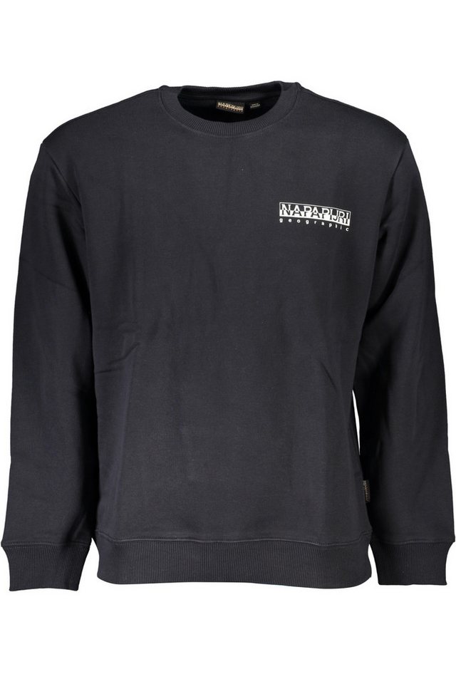 Napapijri Sweatshirt Herren Sweatshirt Schwarz: Bequemes Langarmshirt von Napapijri