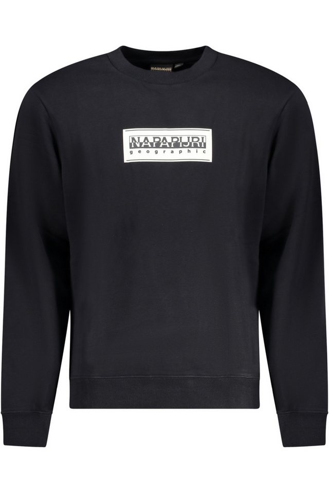 Napapijri Sweatshirt Schwarzes Herren Sweatshirt: Langarm & gefüttert von Napapijri
