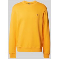 Napapijri Sweatshirt mit Label-Stitching Modell 'BALIS' in Orange, Größe XXXL Napapijri Sweatshirt mit Label-Stitching Modell 'BALIS' in Orange, Größe XXXL von Napapijri