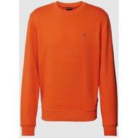 Napapijri Sweatshirt mit Logo-Detail Modell 'BALIS' in Orange, Größe L von Napapijri