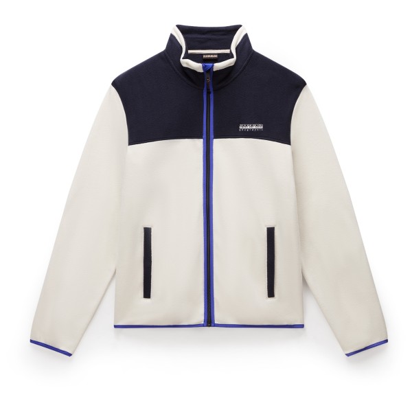 Napapijri - T-Dergana Full Zip - Fleecejacke Gr XL weiß von Napapijri