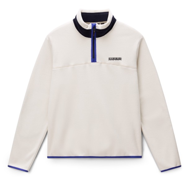Napapijri - T-Dergana Half Zip - Fleecepullover Gr XXL weiß von Napapijri