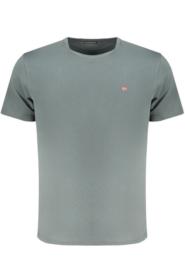 Napapijri T-Shirt Herren Grün T-Shirt Regular Fit, Bio-Baumwolle Napapijri T-Shirt Herren Grün T-Shirt Regular Fit, Bio-Baumwolle von Napapijri